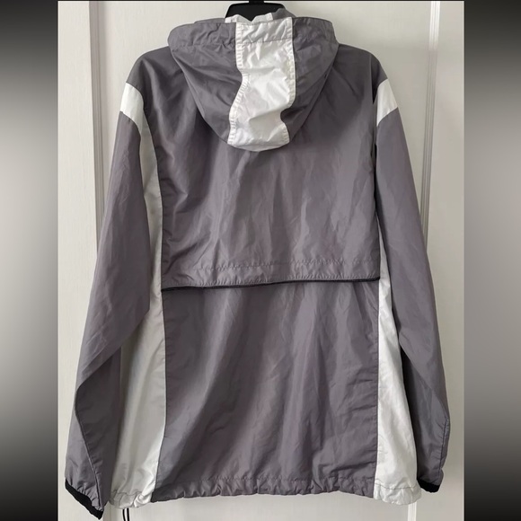 Vintage Nike Front Pouch Quarter Zip Windbreaker Jacket Size XL Gray - Picture 5 of 5